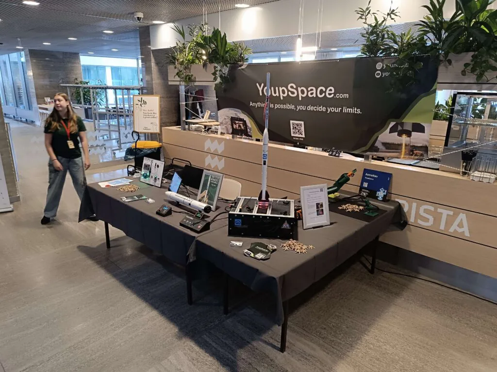 YoupSpace project display at Maker Days